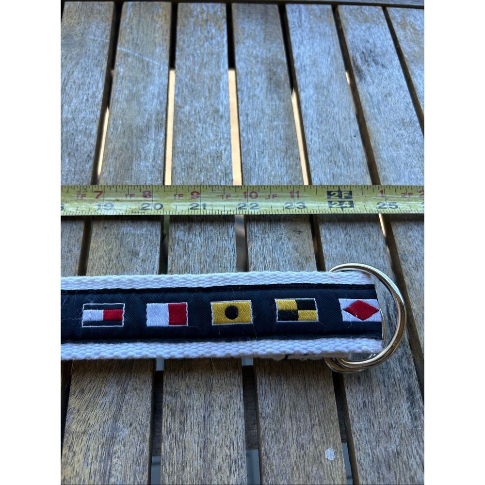 Nautical Code signal ribbon belt Flag Belt